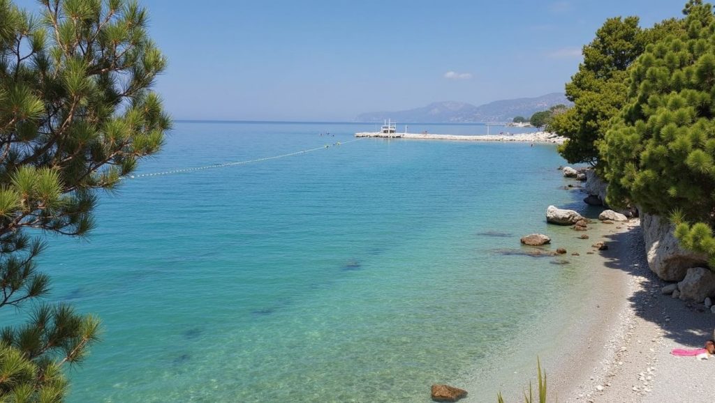 Detalle del agua en FKK, Općina Bol, Hvar