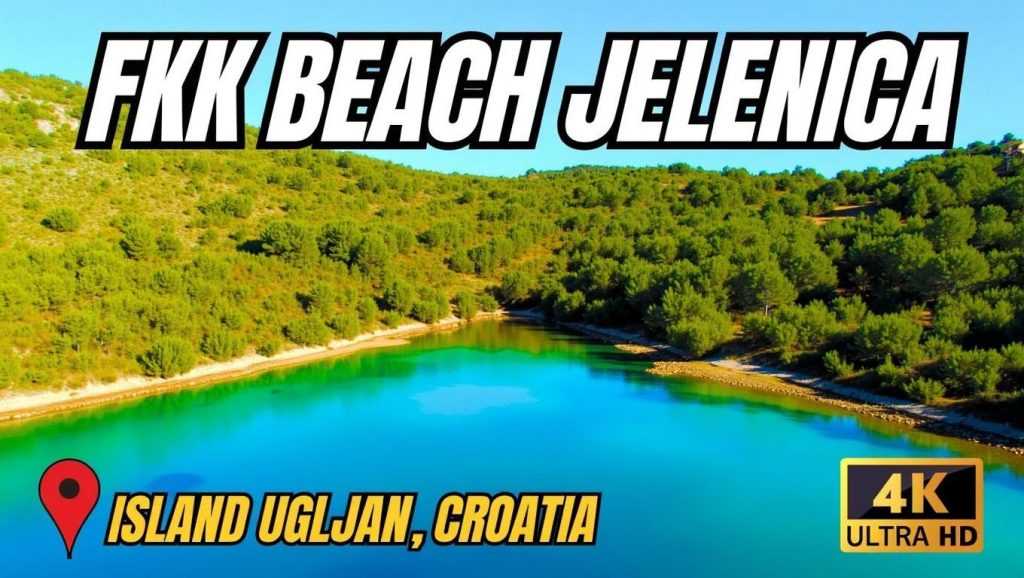 Agua y arena en FKK Jelenica, Croacia