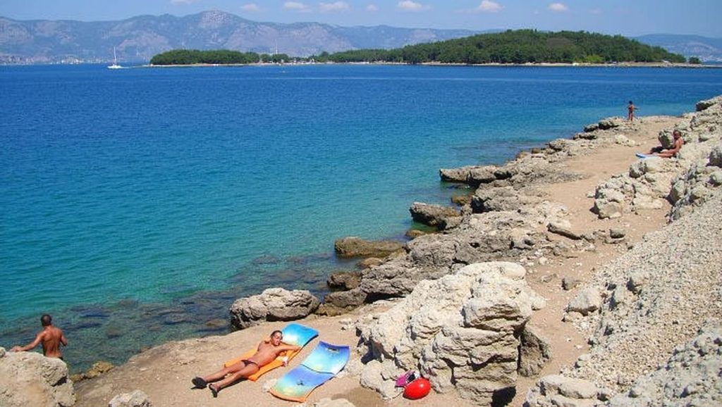 Amplio horizonte marino en FKK Kordovon, Grad Hvar