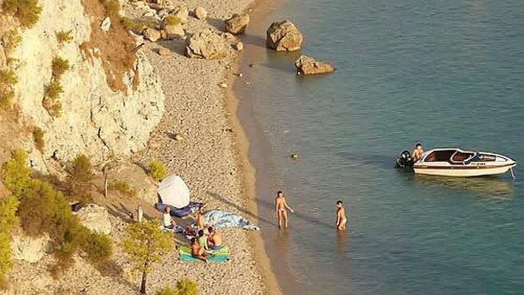 Vista general de FKK Nudist beach, Croacia