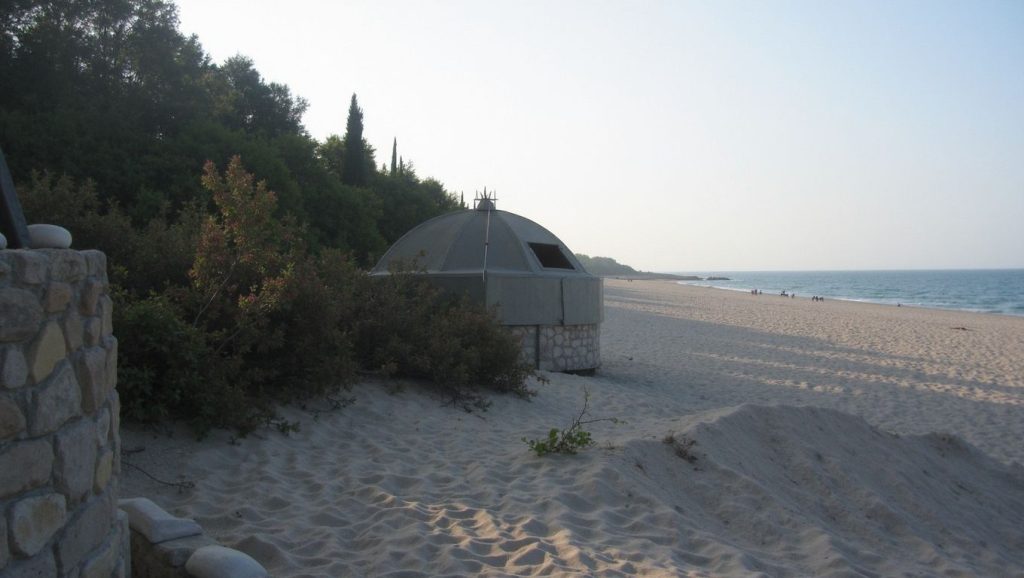 Panorámica de Free public beach con cielo despejado, Ksamil