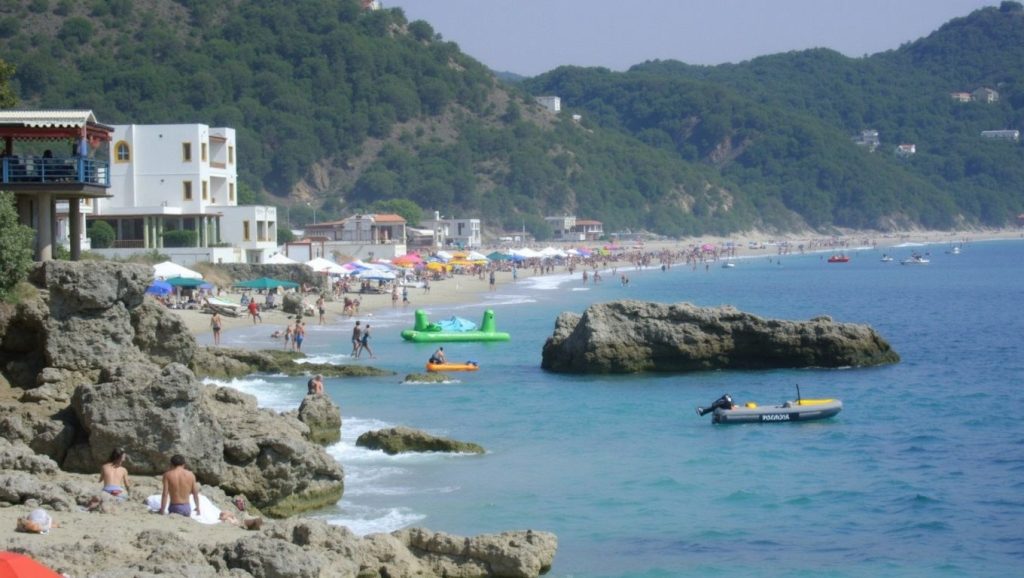 Alrededores de Free public beach, Ksamil
