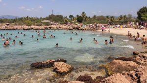 Free public beach