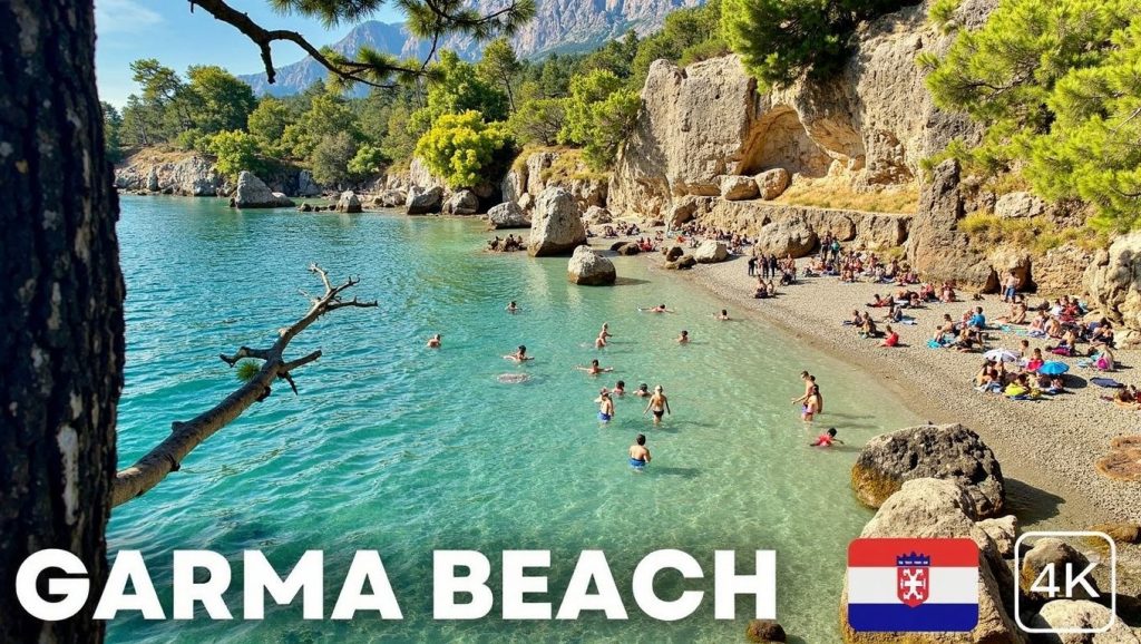 Vista de Garma desde la orilla, Croacia