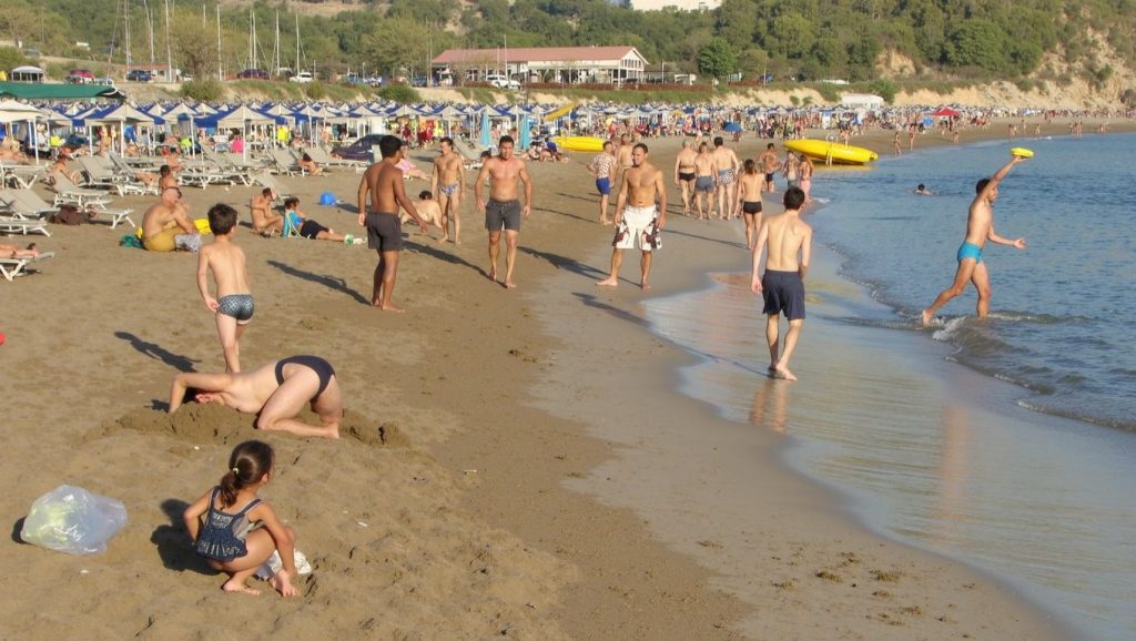 Vista general de Glossa Beach, ?