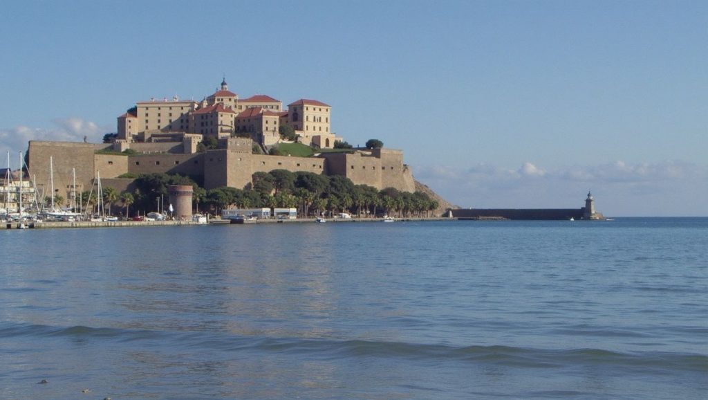 Guarded beach (Cap Corse, Córcega)