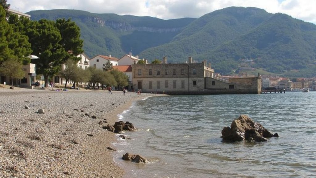 Camino de acceso a Gusarica, Croacia, Vis