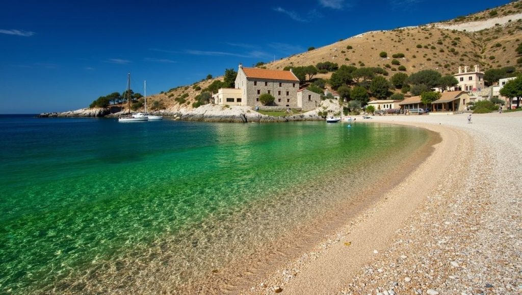 Arena fina en Hrvojeve Stine, Općina Jelsa, Hvar