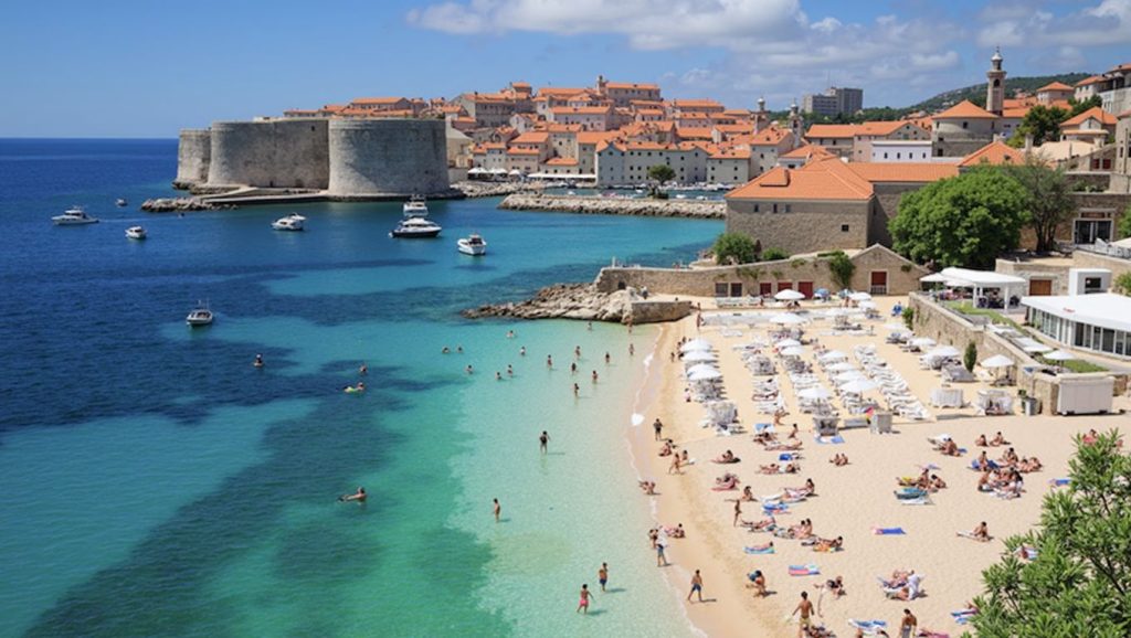 Costa de Croacia desde Janjeće vode, Croacia