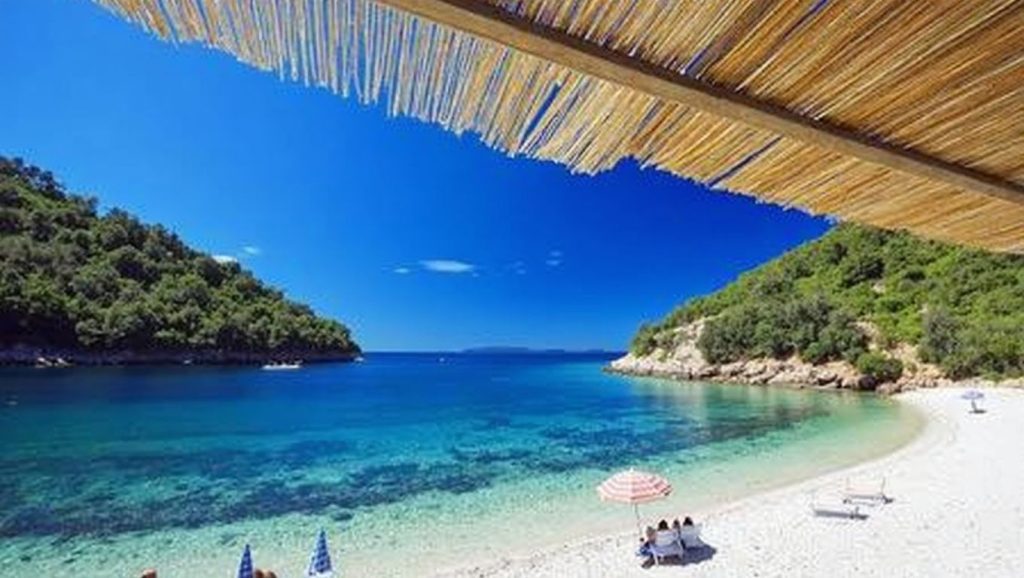 Vista general de Javna plaža, Croacia