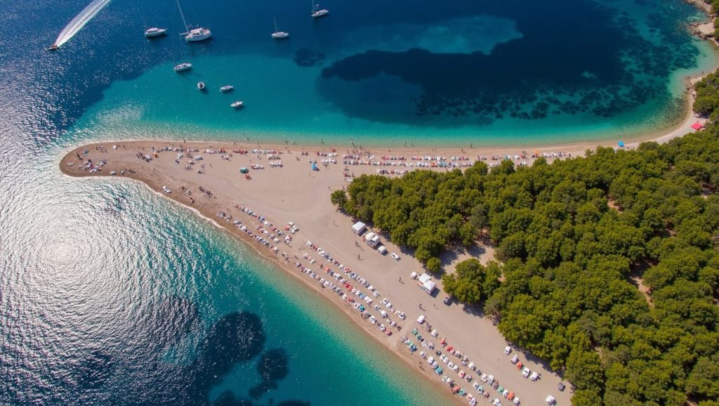 Vista de Jaz desde la orilla, Croacia