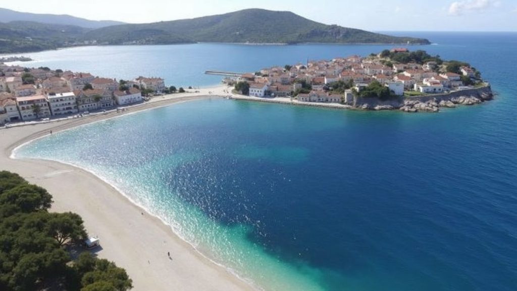 Detalle del agua en Konjsko, Croacia, Croacia