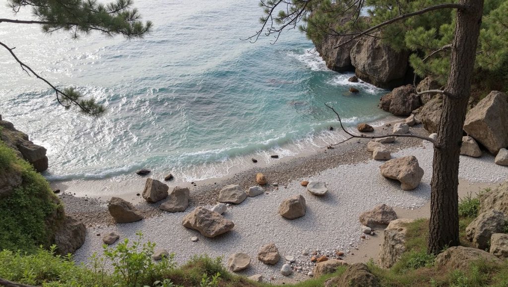 Paseo hacia Kumbor Beach, Herceg Novi