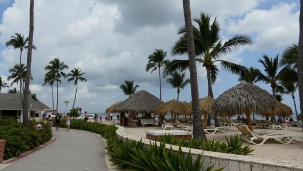 Textura de arena en La Playita, Samaná, República Dominicana
