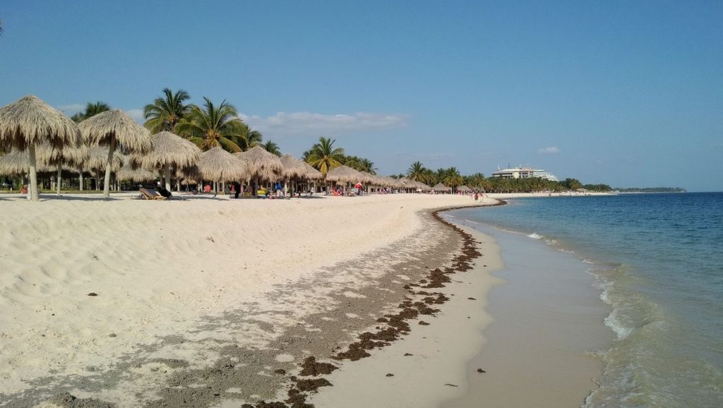 Vista del litoral en La Rotilla, La Habana