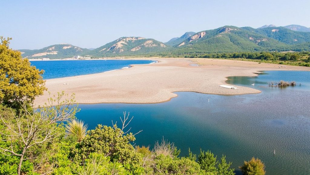 Detalle del agua en La Vénus, Porto-Vecchio, Córcega
