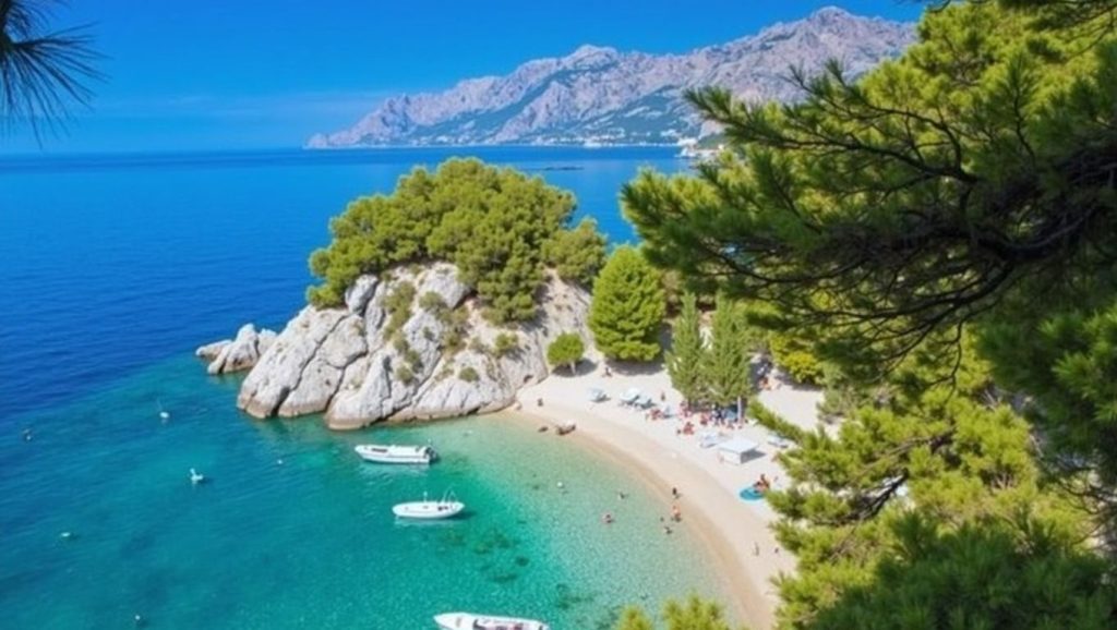 Detalle del agua en Lenga, Lumbarda, Croacia