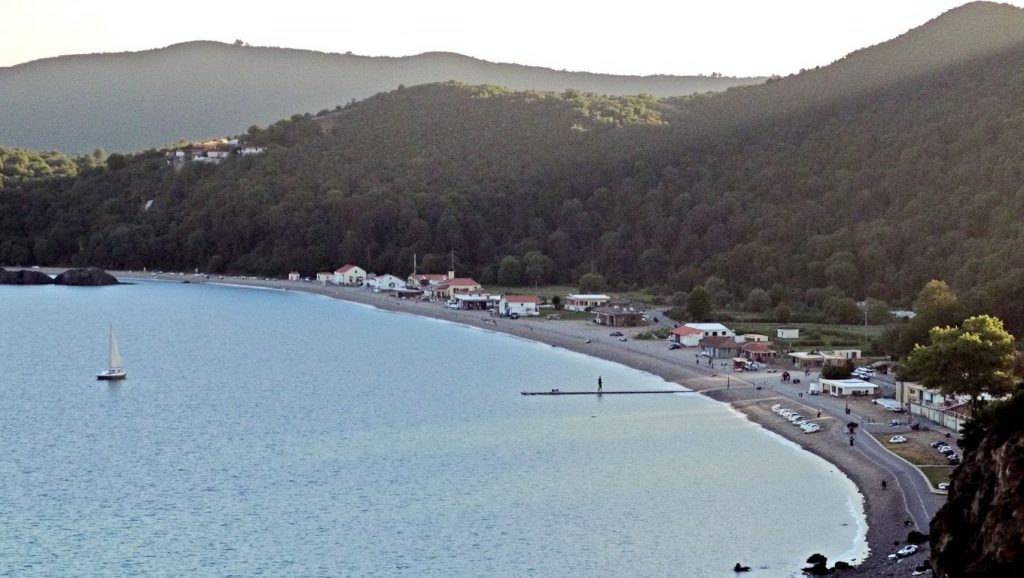 Playa Ljuta Beach desde la arena, Kotor, Montenegro