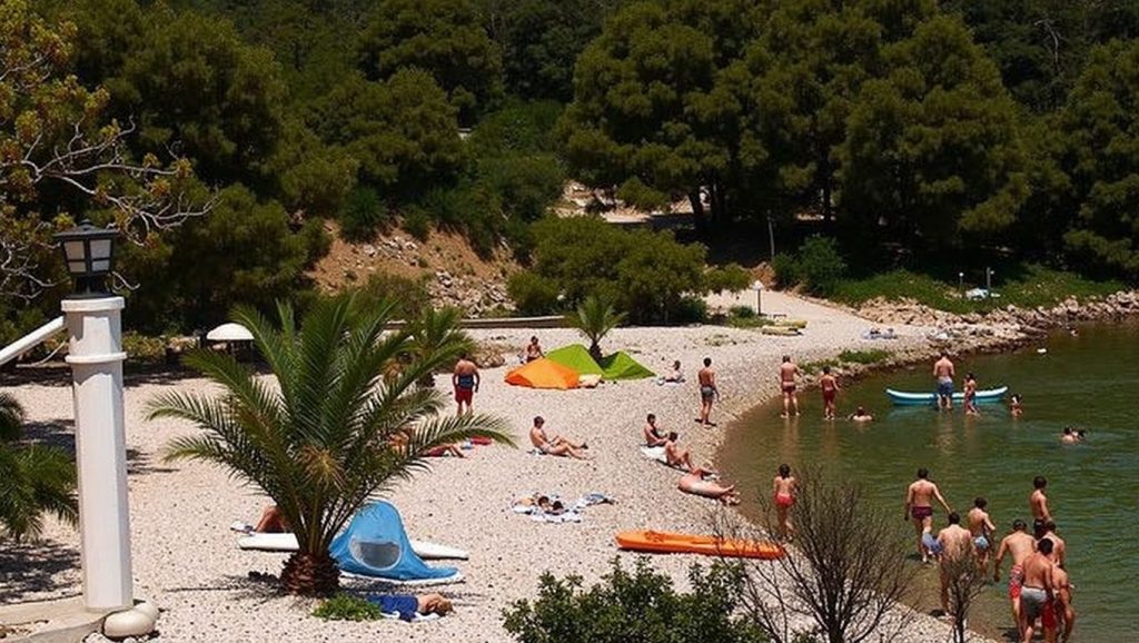 Playa Luka en Croacia, Croacia