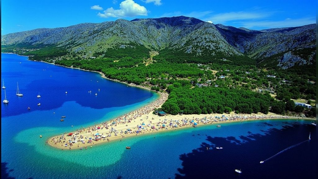 Costa de Croacia desde Mala Lozna, Brač