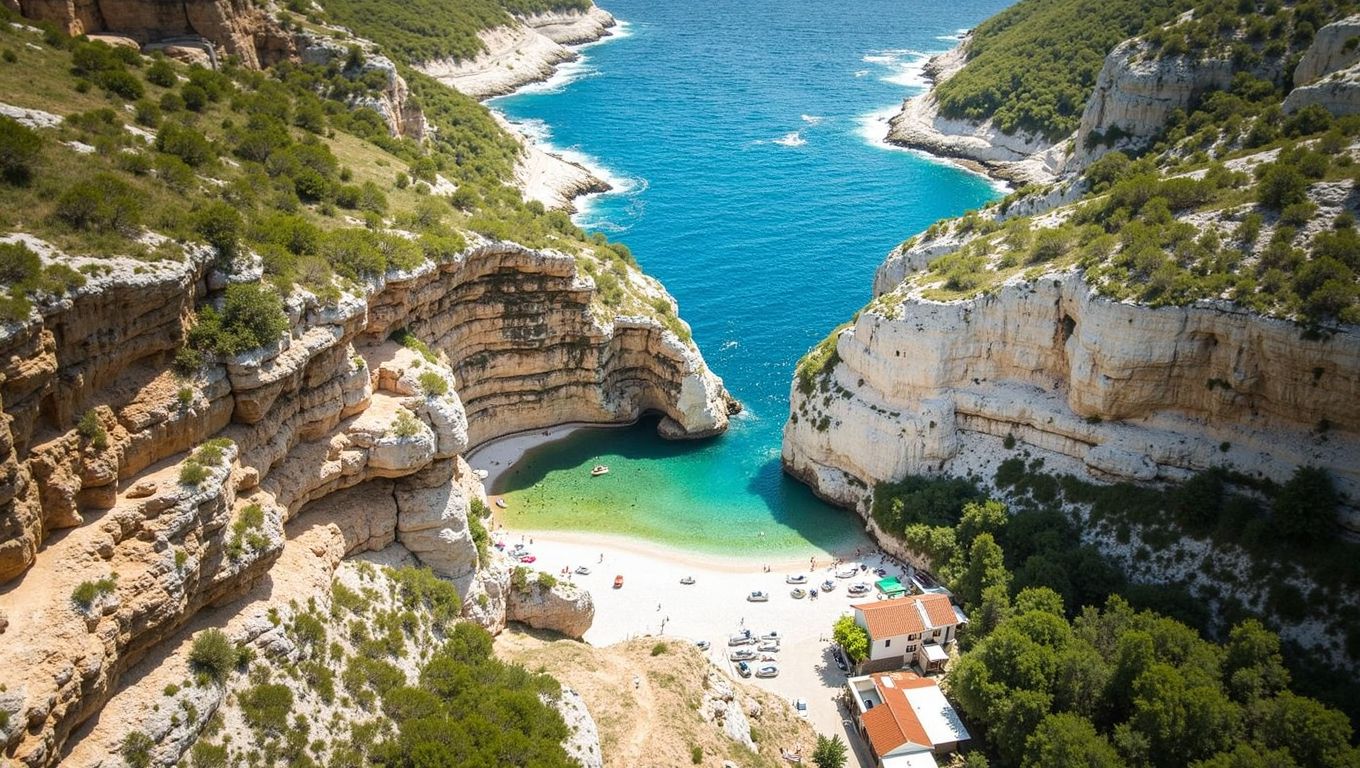 Aguas cristalinas en Vis
