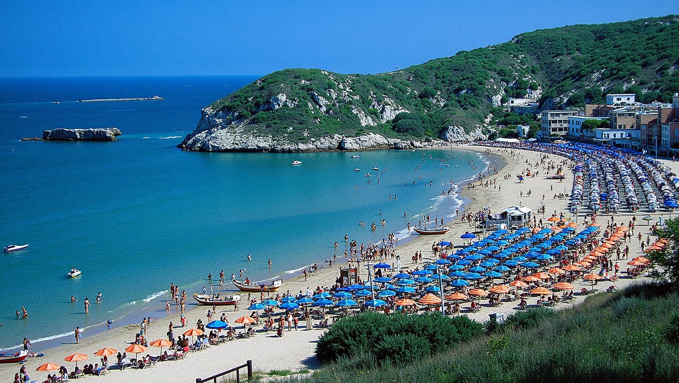 Manaccora Peschici playa larga Gargano Puglia Adriático