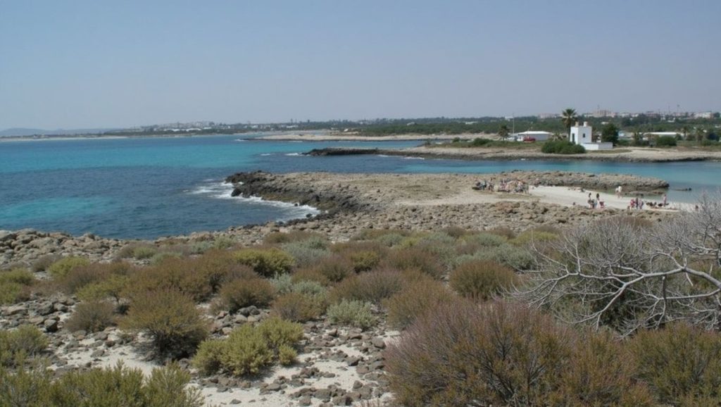 Agua y arena en Mandria Beach, ?