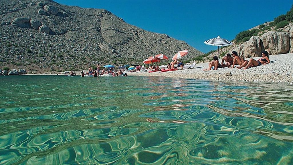 Playa Marinovac desde la arena, Općina Tomislavgrad, Croacia