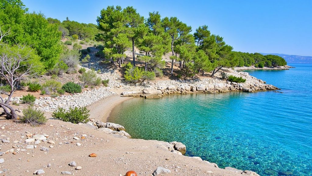 Agua y arena en Maslinica, Općina Jelsa