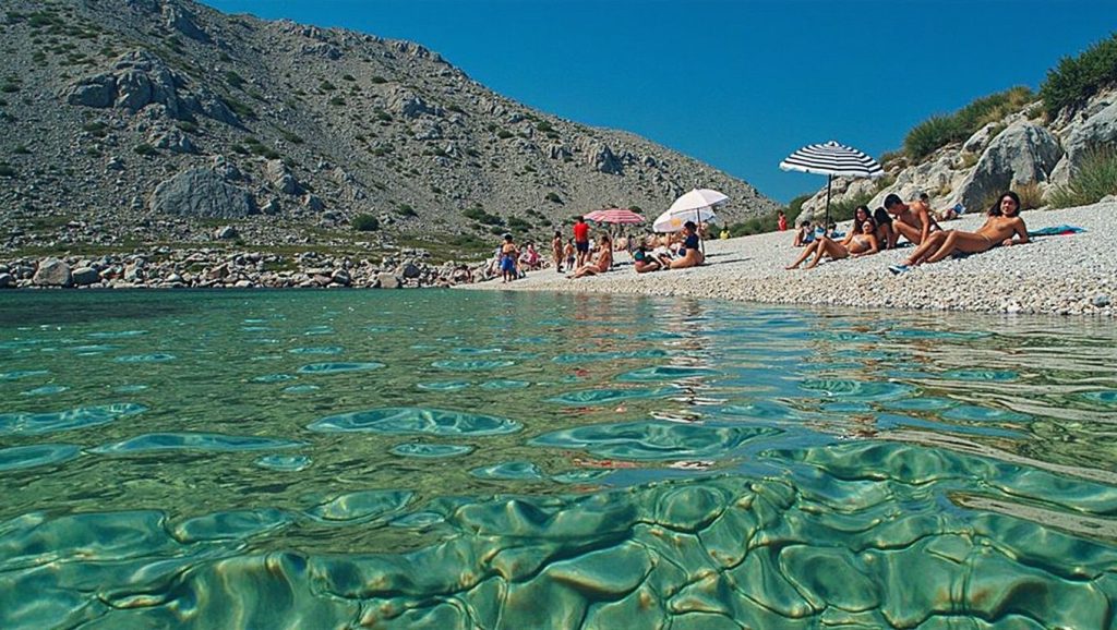 Acceso a Matejuška desde el aparcamiento, Croacia