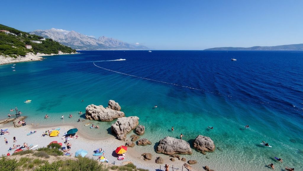 Horizonte desde Miline, Općina Rogoznica, Croacia