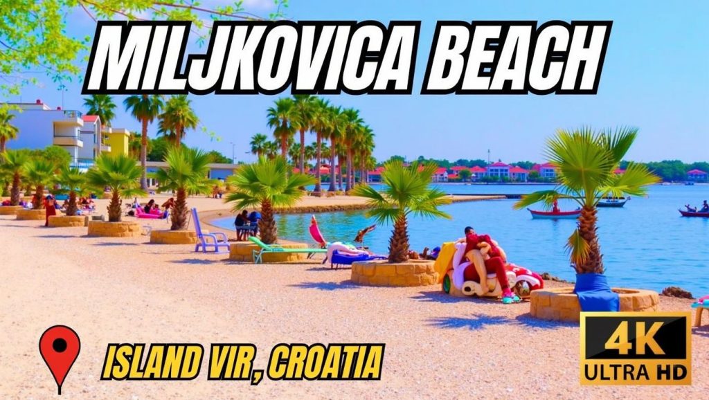 Playa Miljkovica en Općina Vir, Croacia