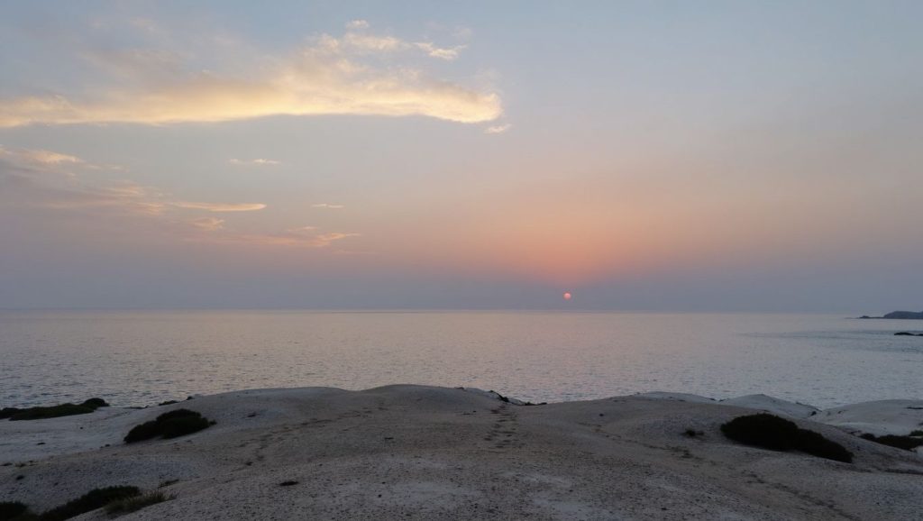 Vista del litoral en Minas Beach, ?