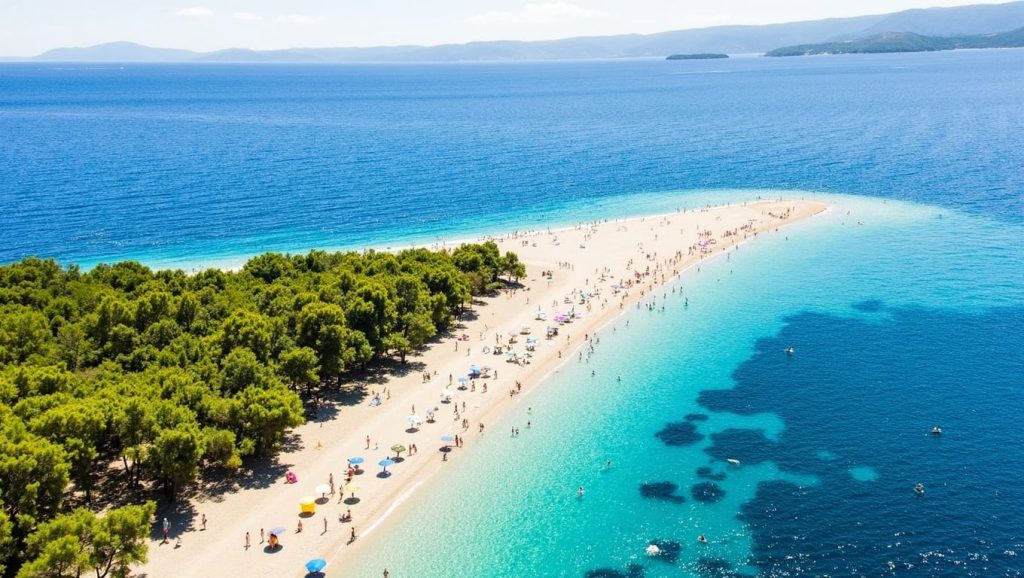 Alrededores de Mlakarova plaža, Croacia