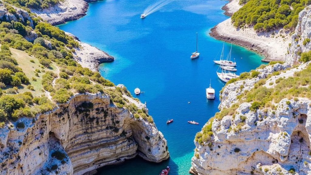 Horizonte desde Mlin, Grad Komiža, Vis