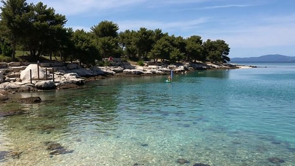 Costa de Grad Hvar desde Mlini Beach, Hvar