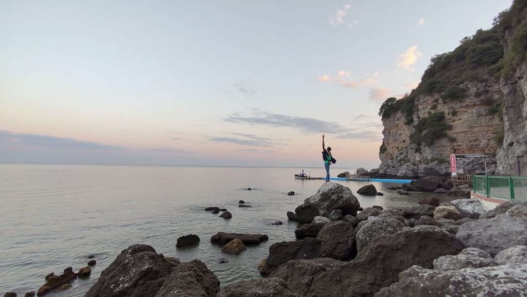 Vista del entorno de Mogren 2, Budva, Montenegro