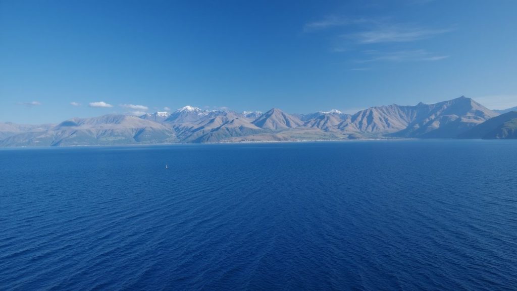 Arena fina en Morsi, Himara, Albania