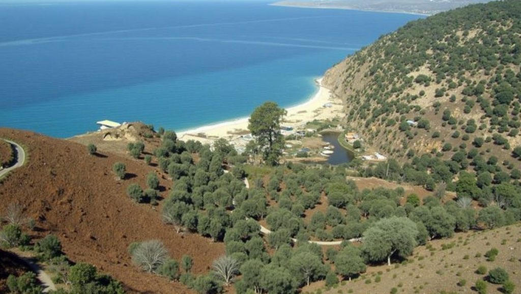 Costa de Himara desde Morsi, Albania