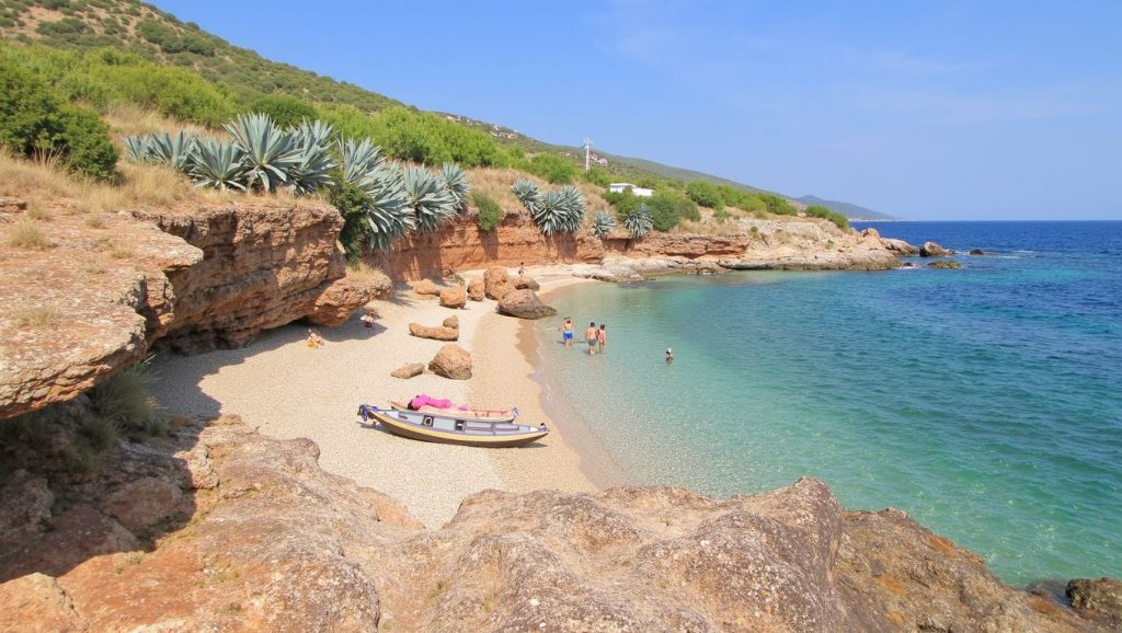 Vista general de Nautilus-Bay (Gorma Bay), Zavala