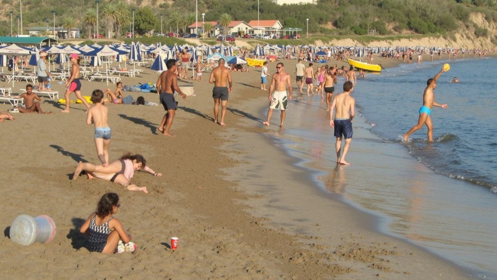 Playa Nissi beach desde la arena, ?, Chipre