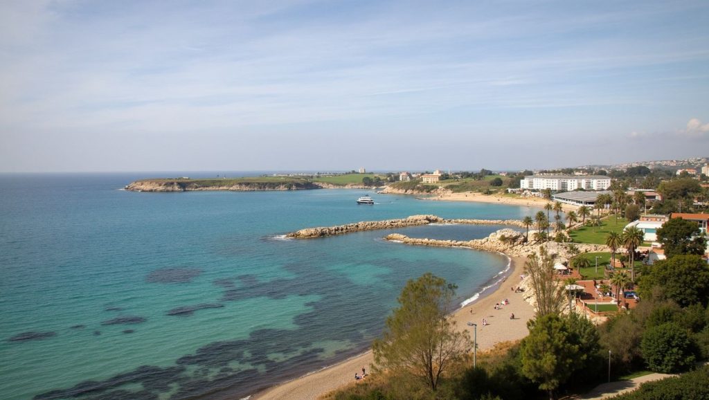 Línea de costa en Nissia Bay Beach, ?
