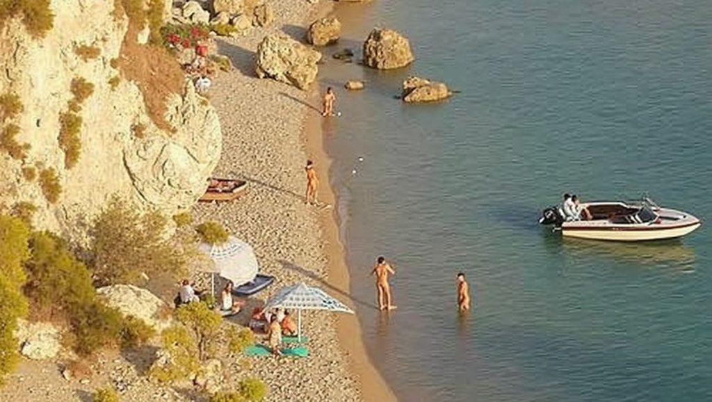 Vista amplia de Nudistička plaža Sv.Petar en Croacia, Croacia