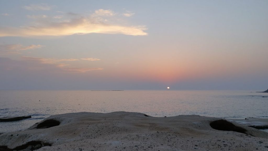 Panorámica completa de Pachyammos Beach Paphos, playa de ?