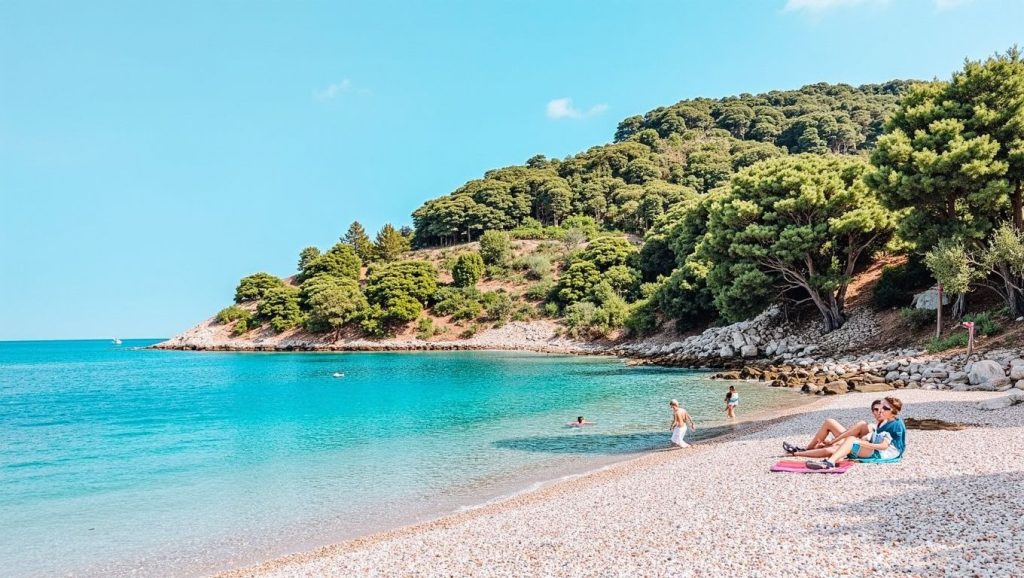 Paseo hacia Perna, Croacia