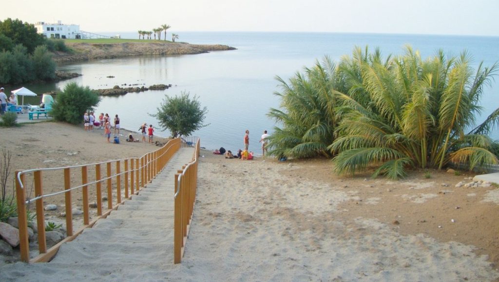 Playa Pervolia Beach desde la arena, ?, Chipre