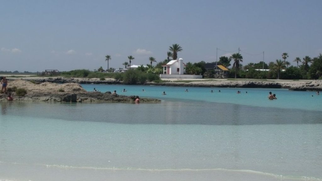 Vista amplia de Phinikoudes en ?, Chipre