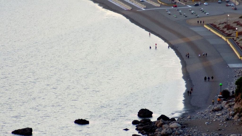 Línea de costa en Pizana, Budva