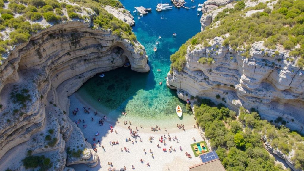 Costa de Grad Komiža desde Pizdica, Vis