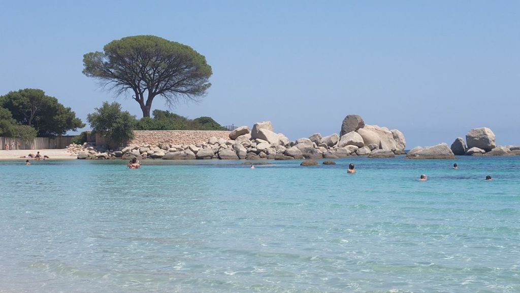 Plage de Baracci (Propriano, Córcega)